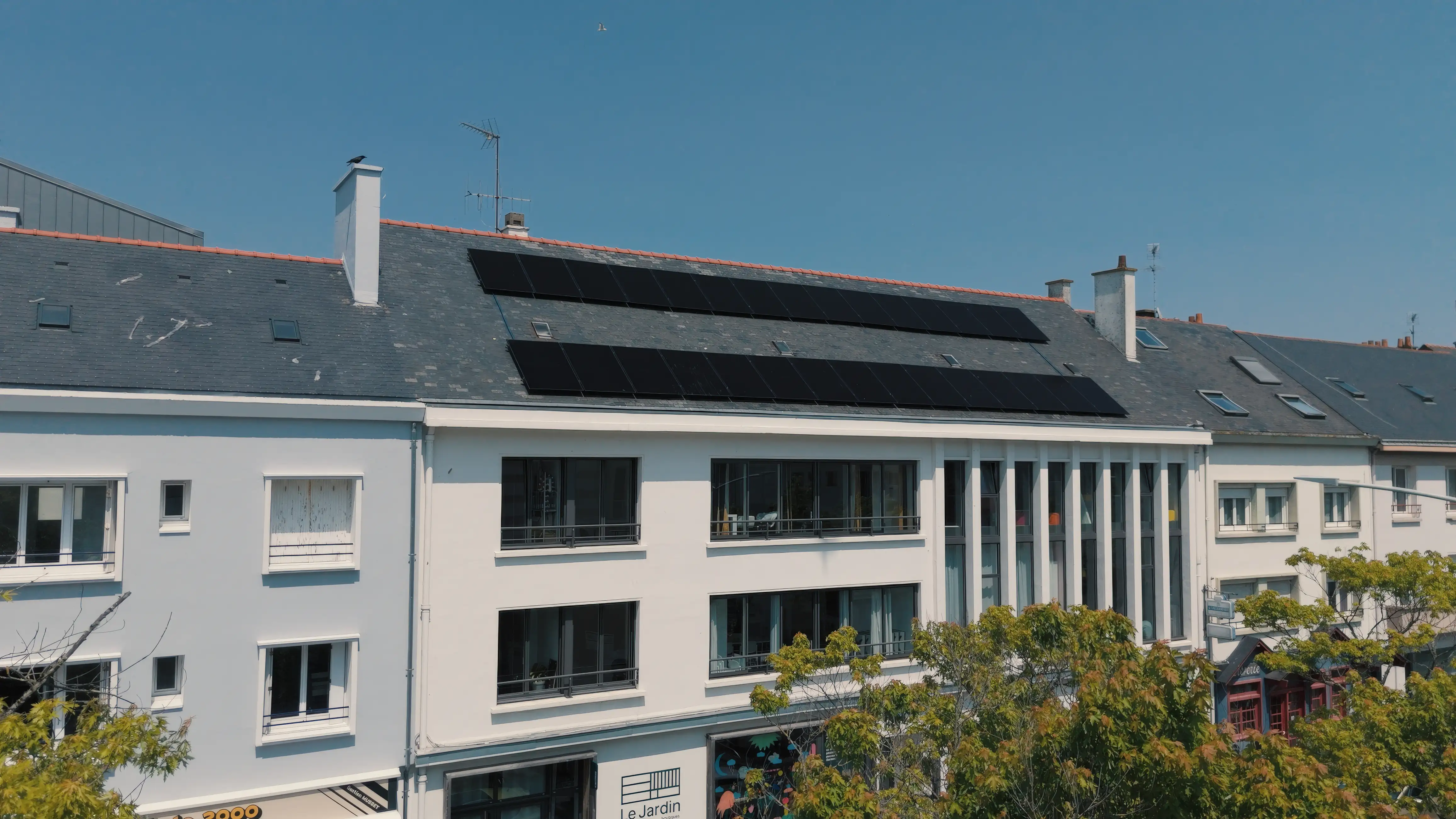 Reportage photo chantier photovoltaïque Jussiaume – Sinesis Nantes
